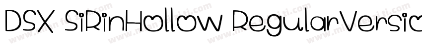 DSX SiRinHollow RegularVersion 100字体转换